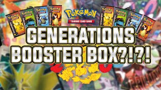 OPENING A BOOSTER BOX OF GENERATIONS POKEMON TCG EPIC ULTRA RARE POKEMON CARDS [upl. by Earlene]