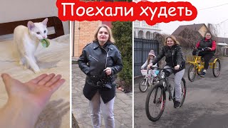 VLOG У нас появился котопёс Начинаем с Надей заниматься спортом [upl. by Malvia]