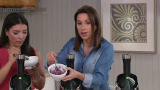 Yonanas Elite Frozen Treat Maker with Recipes on QVC [upl. by Shiri]