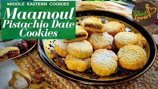 Ultimate Maamoul Cookie Recipe  وصفة المعمول  Dates amp Pistachio Maamoul Cookie Recipe [upl. by Nnylirret]