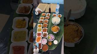 ప్రభాస్ అన్నకి ఇష్టమైన హోటల్Marriage Style Unlimited Non Veg Meals in Banana leafAlampuram shorts [upl. by Cogan]