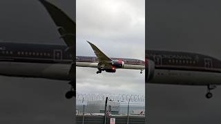 Royal Jordanian Landing at Heathrow airport London [upl. by Hijoung]