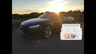 MyCarly Fahrzeugcodierung für den Audi TT FV  Gurtwarner deaktivieren  Anleitung  Tutorial [upl. by Sihon]