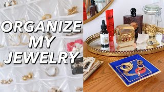 MY JEWELRY COLLECTION DECLUTTER  ORGANIZATION AND STORAGE 2020 [upl. by Karly]