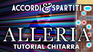 ALLERIA Tutorial Chitarra  Pino Daniele [upl. by Ardnasirhc]