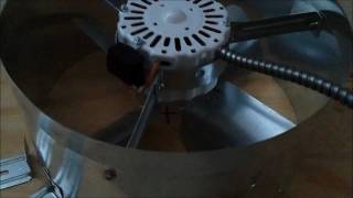 How to secure install wire and test an attic gable fan Part 2 [upl. by Novej]