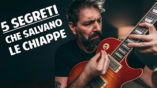 5 SEGRETI per IMPROVVISARE ASSOLI CON LA CHITARRA [upl. by Akenn]