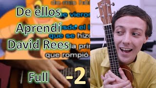 2 De ellos aprendí  David Rees Full Karaoke [upl. by Howlond]