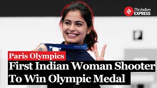 Paris Olympics 2024 Manu Bhaker Makes History with Olympic Bronze PM Modi Congratulates [upl. by Heurlin]