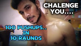 100 pushups in 10 raunds video trending youtube chalega you😡🥵 [upl. by Alial]