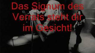 Böhse Onkelz  Signum des Verrats Lyrics [upl. by Aramoiz]