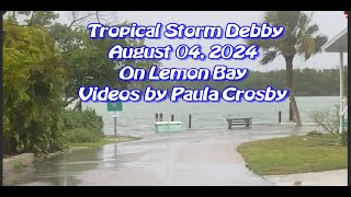 High Tide on Lemon Bay TS Debby [upl. by Orips]