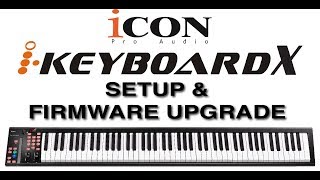 Icon iKeyboard X Firmware Upgrade and Setup Tutorial  YouTube [upl. by Harlin]