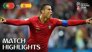 Portugal v Spain  2018 FIFA World Cup  Match Highlights [upl. by Grati]