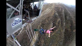 The Highest Bungy Jump In New Zealand [upl. by Nomelc]