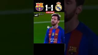 Messi 🐐VS CR7  Real Madrid VS Barcelona Highlights football shorts [upl. by Adnoryt]