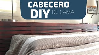 Cómo hacer un cabecero de cama  DIY headboard [upl. by Wendie82]