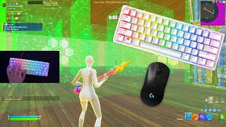 Razer Huntsman Mini Fortnite🤩Keyboard Sounds ASMR 240 FPS Smooth 4K⭐ [upl. by Rasure]