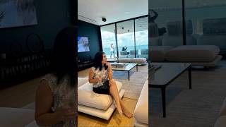 21M Miami Ultra Modern Waterfront Mansion Tour 🖤 [upl. by Humfrid391]