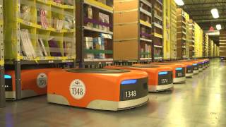 Amazon warehouse robots [upl. by Edualcnaej538]