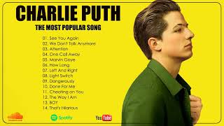 Charlie Puth Best Songs  Charlie Puth Full Album – Charlie Puth Top Hits [upl. by Efioa]