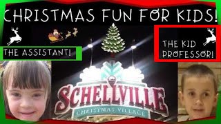 Schellville Christmas Village  Christmas Fun for Kids  Tiny Houses [upl. by Aihtibat609]