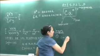 Exponentes en algebra parte 1 [upl. by Atoel]