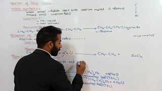 Reactions of Alkyl helide  Wurtz synthesis Reduction amp Rxn with Na4Pb  12th Class  chno10 [upl. by Annayehc]