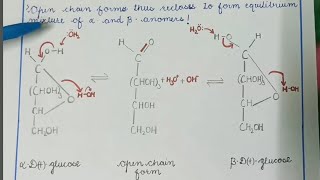 Mutarotation in glucose [upl. by Tish446]