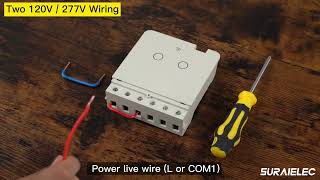 Suraielec 120277V Individual Switches Box Timer Wiring Diagram Model UBTW02T [upl. by Bertelli605]