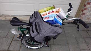 How and Why I Grocery Shop with my Brompton Folding Bike in the Suburbs [upl. by Catton662]