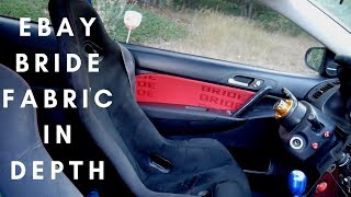 DIY CUSTOM Jersey Door Insert Door Cards  EP3 Civic  Ebay Bride Fabric  2005 Honda Civic Si EP3 [upl. by Kipp]