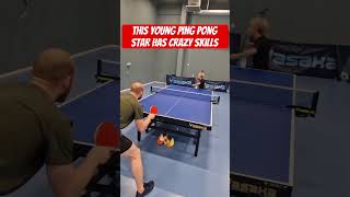 This young ping pong star has crazy skills [upl. by Haletky]