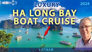 Ha Long Bay Mid Price LUXURY Boat Cruise A great ADVENTURE 2024  See Before You Book [upl. by Valerlan749]