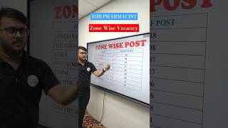 🚂RRB Pharmacist Zone Wise Vacancy rrbpharmacist gpatexam pharmacist [upl. by Orsini]