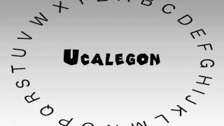 How to Say or Pronounce Ucalegon [upl. by Adnauqahs]