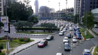 Kuala Lumpur intersection traffic [upl. by Zeke]