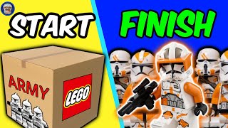 LEGO CLONE TROOPER ARMY Unboxing 1000 Worth of Star Wars Minifigures [upl. by Ashti789]