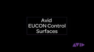 Avid EUCON Control Surfaces [upl. by Thedric536]