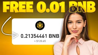 FREE 001 BNB mining site no minimum withdrawal [upl. by Mayes22]