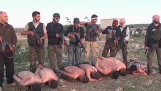 Does execution video prove Syrian rebels to be extremists [upl. by Viradis]