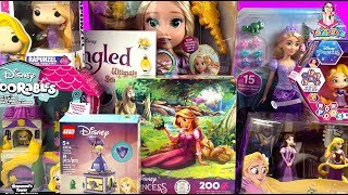 Disney Tangled Toy Collection Unboxing Review  Magic in Motion Hair Glow Rapunzel [upl. by Helaine648]