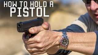 How to Hold a Pistol  Special Forces Instruction  Tactical Rifleman [upl. by Iroj]