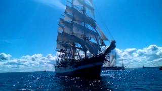 Krusenstern amp Star Flyer Hanse Sail 2012 [upl. by Whiteley410]