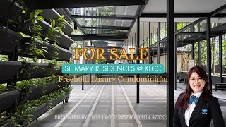 St Mary Residences Freehold KL City Centre  Home for Sale  Luxurious Serviced Apartment [upl. by Otreblide]