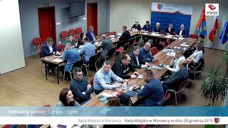 Sesja Rady Miejskiej w Morawicy 30122019 część 3 [upl. by Odelet]