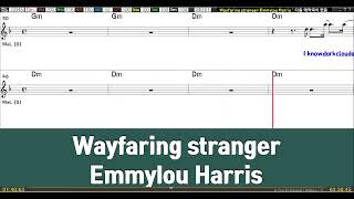 Wayfaring Stranger Emmylou Harris C조악기맞춤키 [upl. by Bonis]