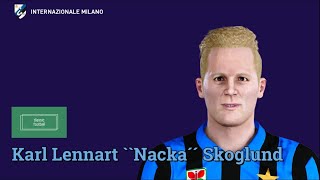 Karl Lennart Nacka´´ Skoglund  PES Clasico Face Bodyamp Stats [upl. by Alvin]