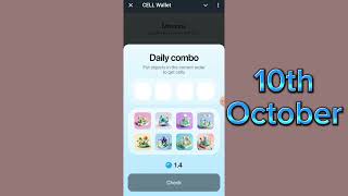 Cell Wallet Daily Combo  10th October  Cell Wallet Daily Combo cards video [upl. by Gem774]