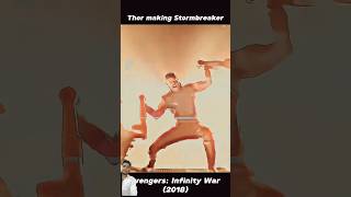 Thor making stormbreaker 😱 average infinity waar 2018 shortvideo youtubeshorts movie hollywood [upl. by Adnarym711]